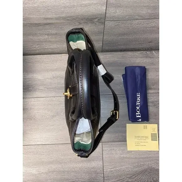 Dooney & Bourke Florentine Leather North/South black/black bag B000547
